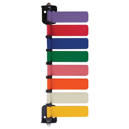 Omnimed Room ID Flag System, 4" Std 8 Color Set (Quickly & Clearly Alert Staff 291838